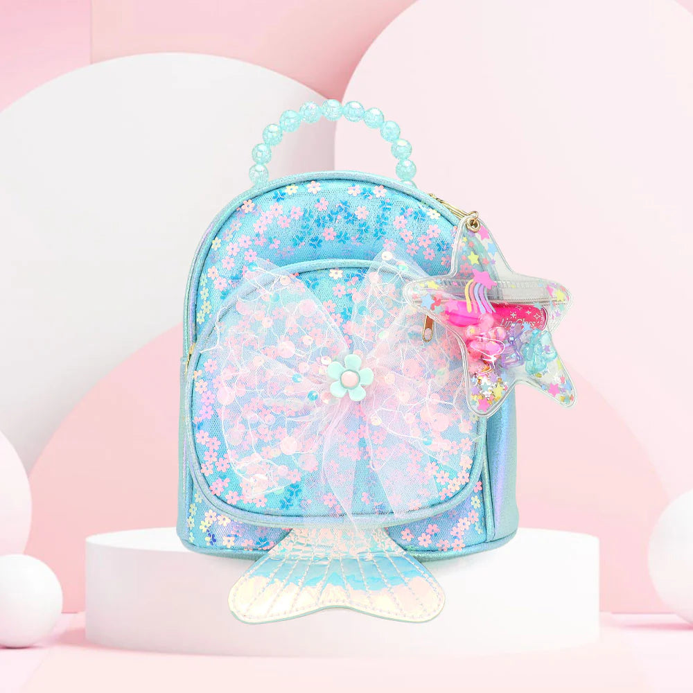 Tiny Mini Backpack Blue Mermaid