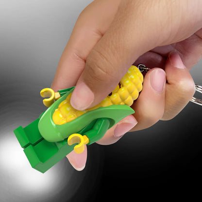 Lego Light Keychain Minifig Corn Cob