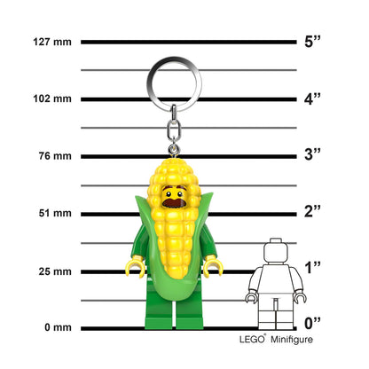 Lego Light Keychain Minifig Corn Cob