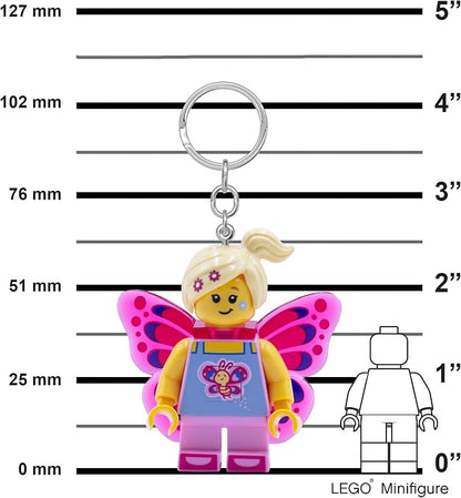 Lego Light Keychain Butterfly Minifig