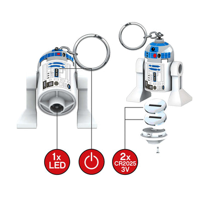 Lego Light Keychain R2-D2