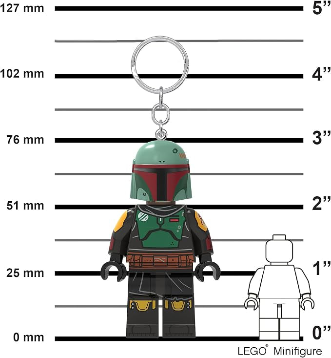 Lego Light Keychain Boba Fett