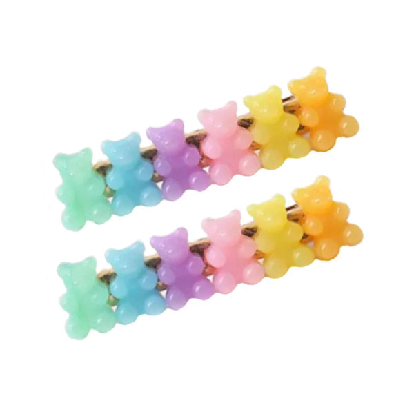 Pastel Gummy Bear Clips