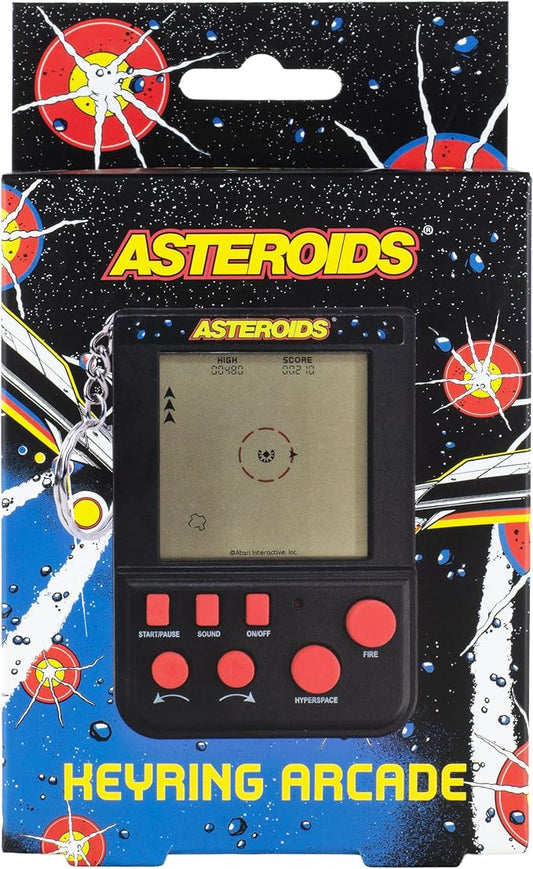 Asteroids Keyring Arcade Game