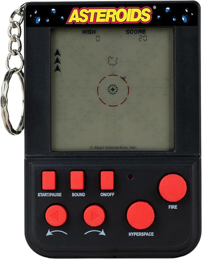 Asteroids Keyring Arcade Game