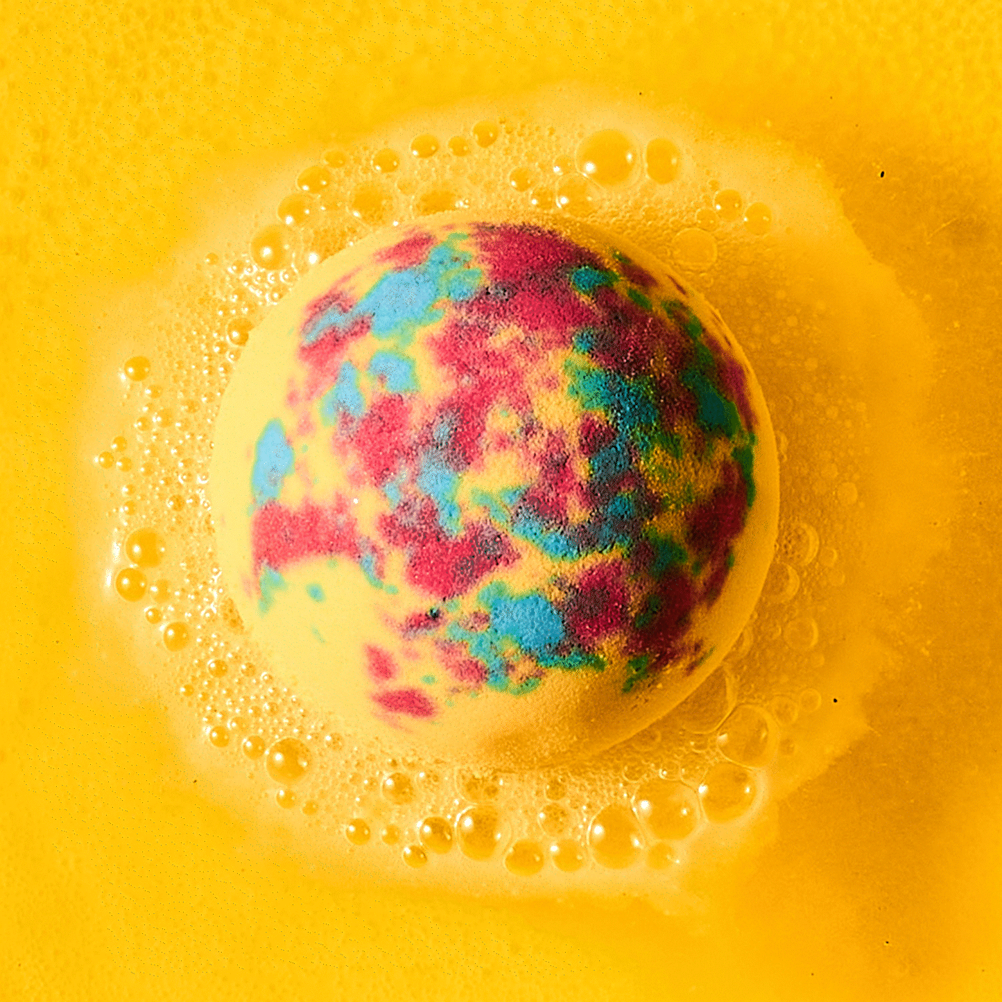 Tie Dye Bath Bomb Yellow