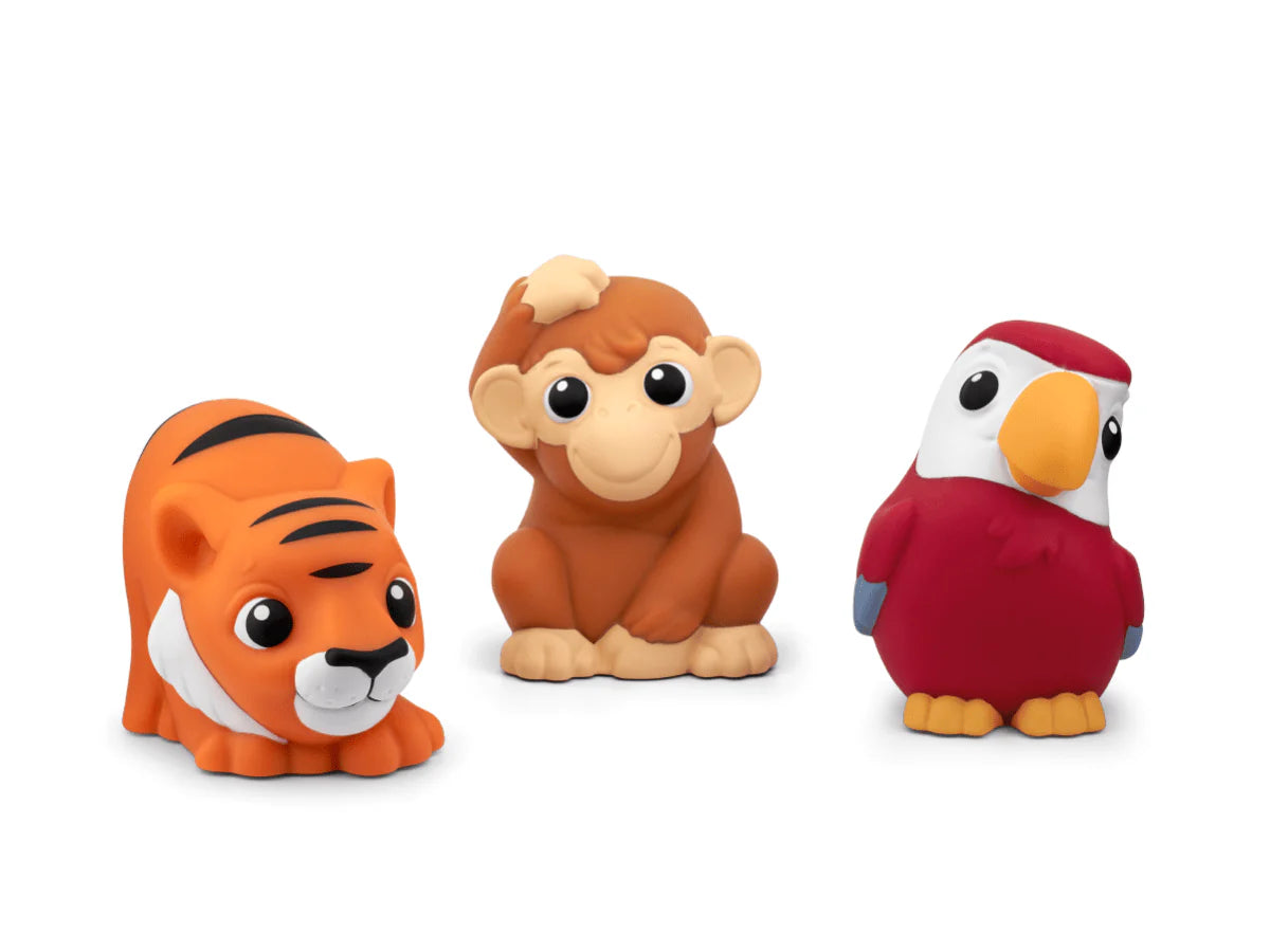 Soft Tonies Jungle Set Tiger Monkey Parrot