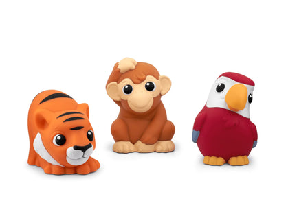 Soft Tonies Jungle Set Tiger Monkey Parrot