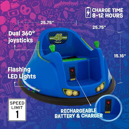 FlyBar FunPark Bumper Car (Blue/Green)