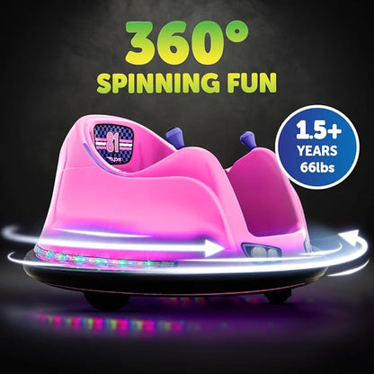 FlyBar FunPark Bumper Car (Pink/Purple)