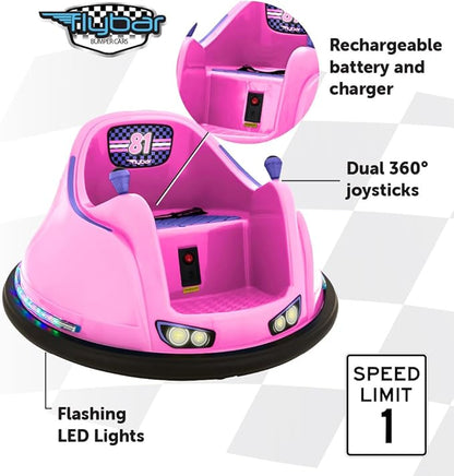 FlyBar FunPark Bumper Car (Pink/Purple)
