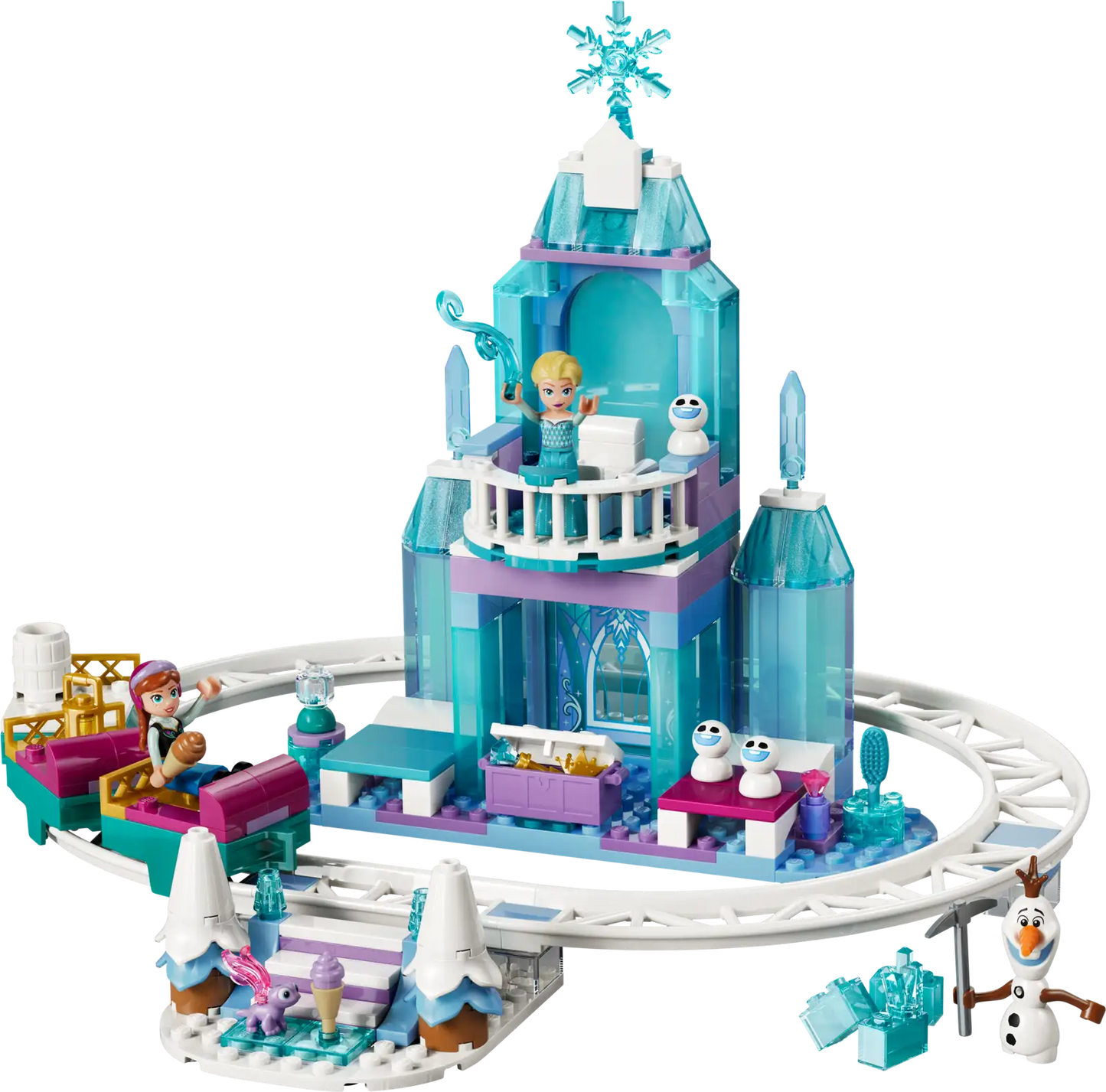 LEGO Elsa's Ice Castle and Snow Ride adventure