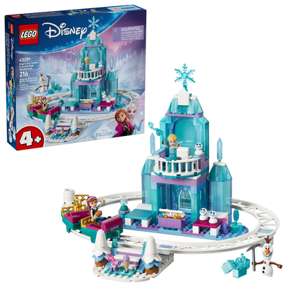 LEGO Elsa's Ice Castle and Snow Ride adventure