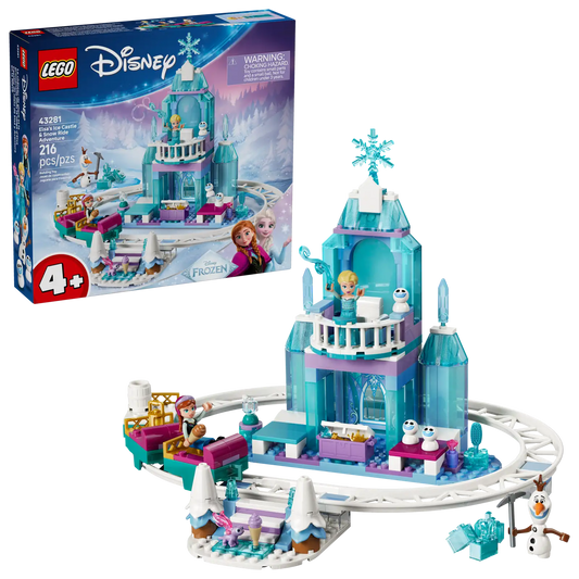 LEGO Elsa's Ice Castle and Snow Ride adventure