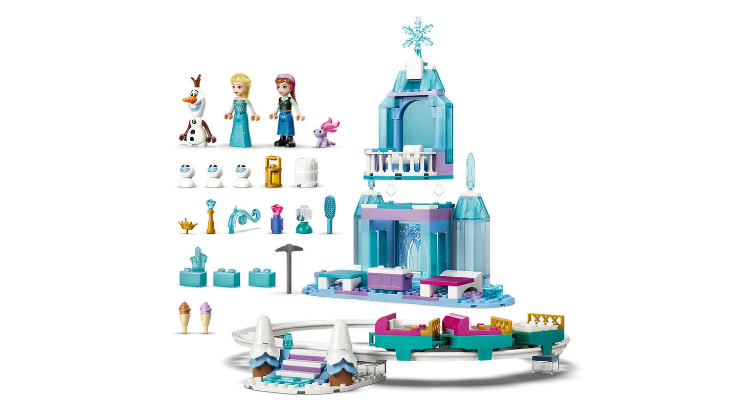 LEGO Elsa's Ice Castle and Snow Ride adventure