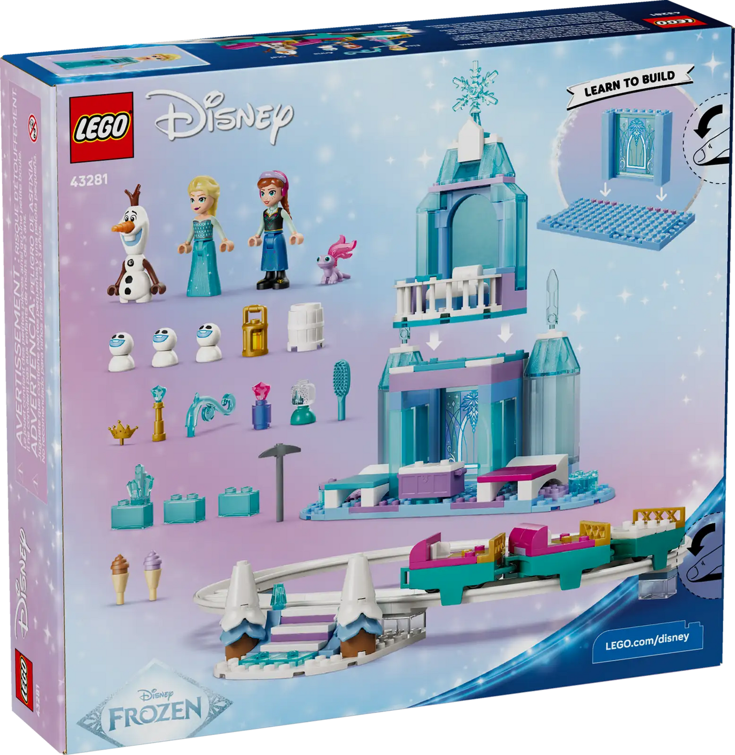 LEGO Elsa's Ice Castle and Snow Ride adventure