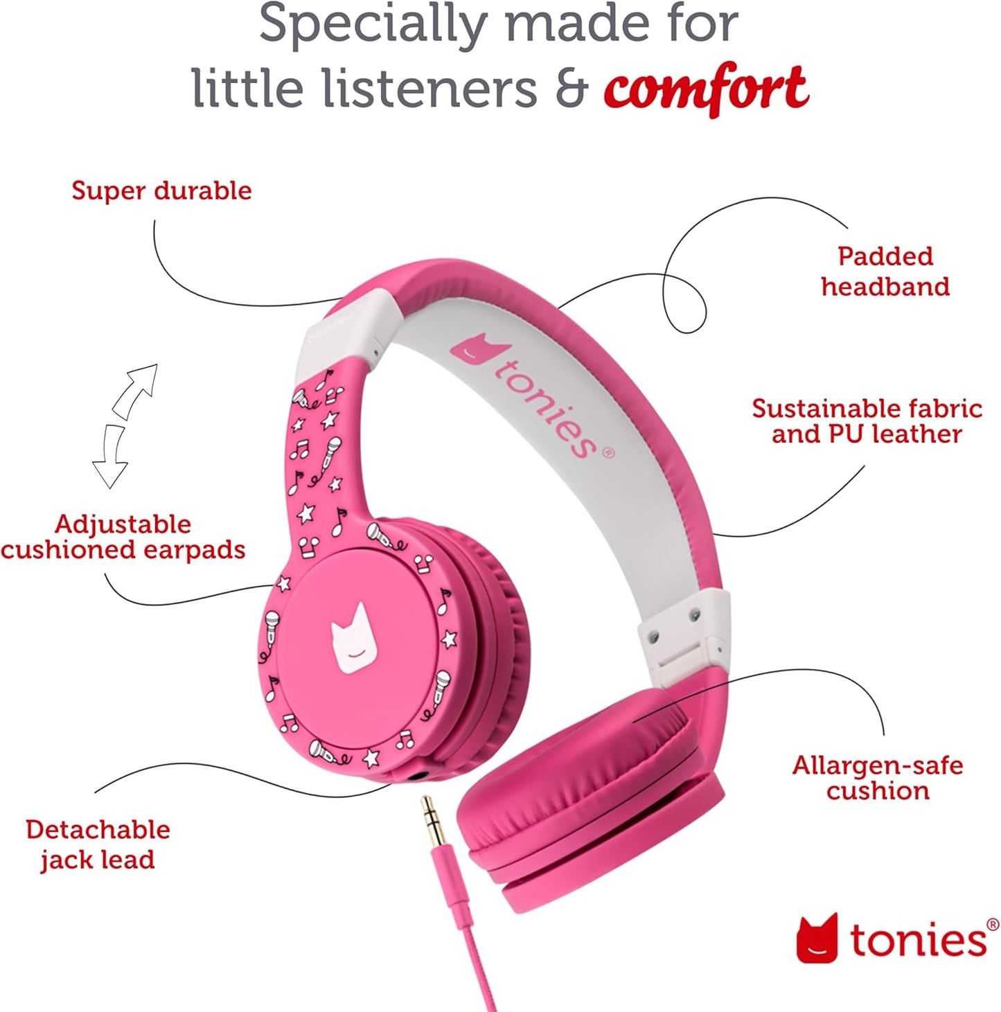 Tonies Headphone Pink