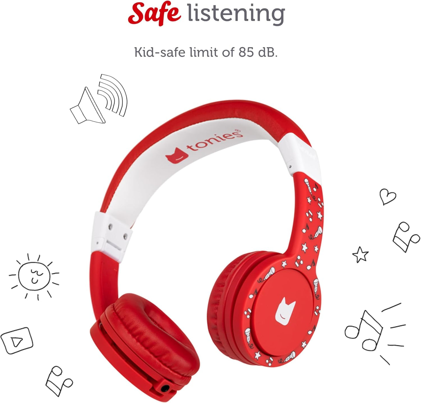 Tonies Headphones Red