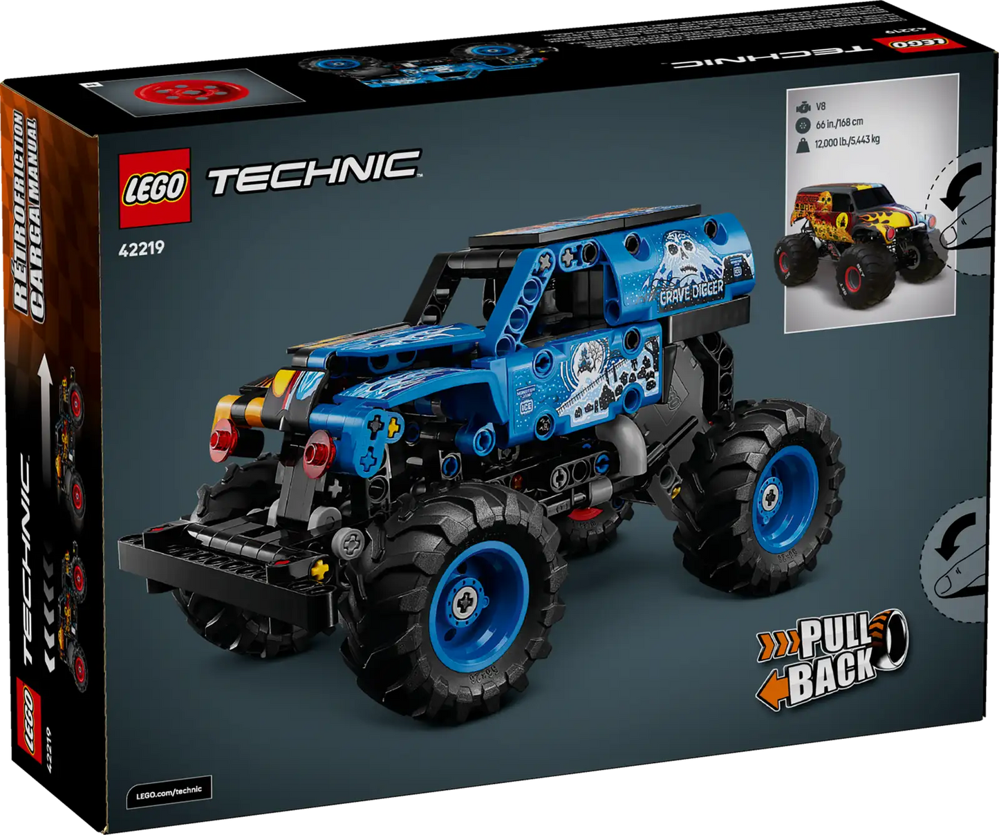 LEGO Monster Jam Grave Digger Fire and Ice