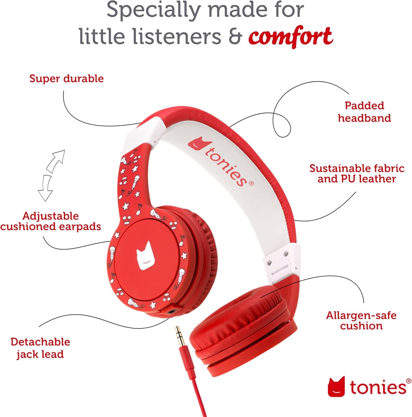 Tonies Headphones Red