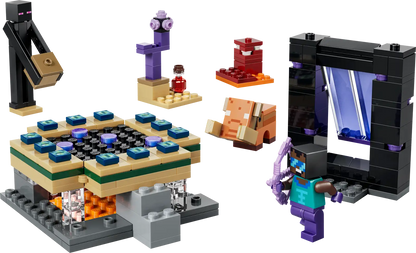 LEGO Nether and End Portal Journey