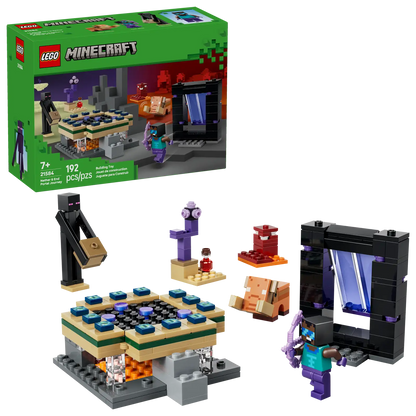 LEGO Nether and End Portal Journey
