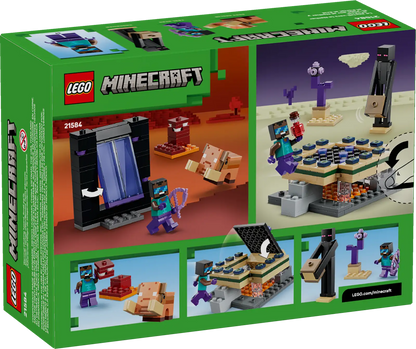 LEGO Nether and End Portal Journey
