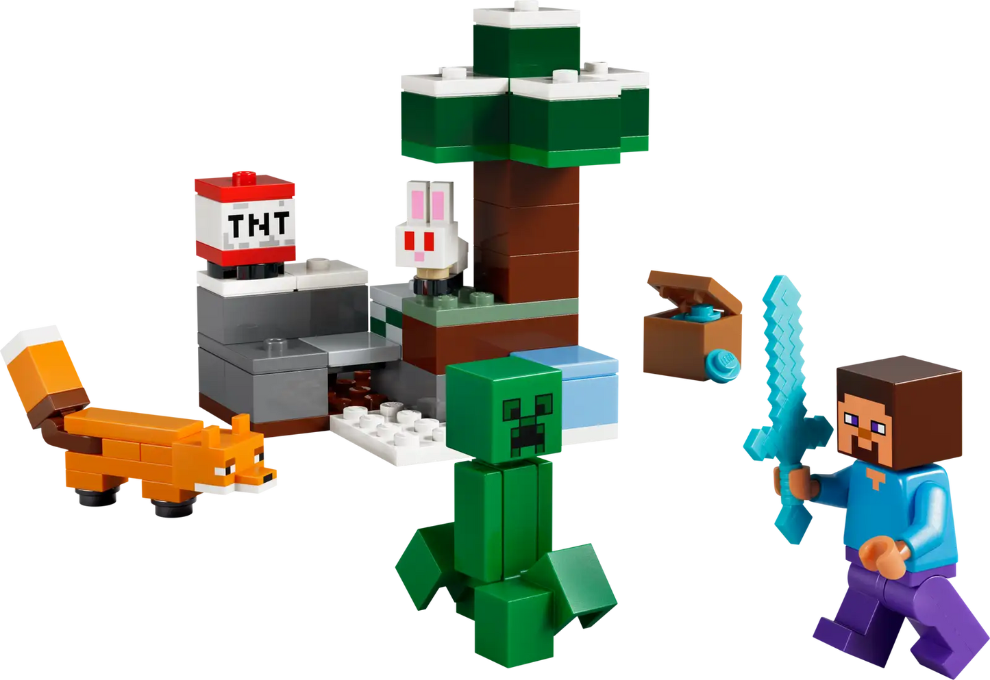 LEGO Steve's Taiga Adventure