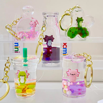 Axolotl Floaty Key Charm