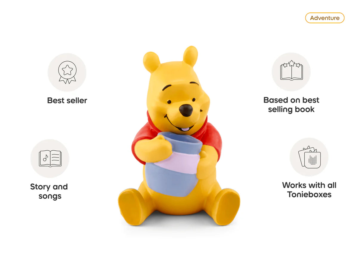 Toniebox 2 Play Set Winnie the Pooh Cloud Pink With Game Controller and Exclusive Tigger game