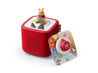 Toniebox 2 Starter Set Winnie the Pooh Sunset Red With Game Controller and Exclusive Tigger Game