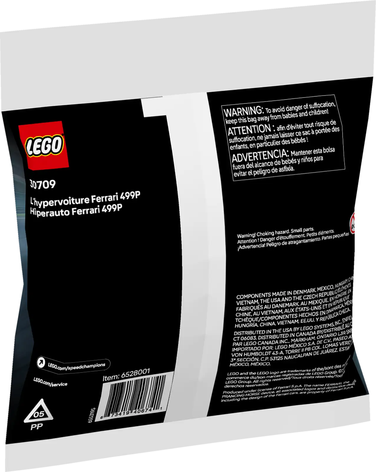 LEGO® Ferrari 499P Hypercar Bag