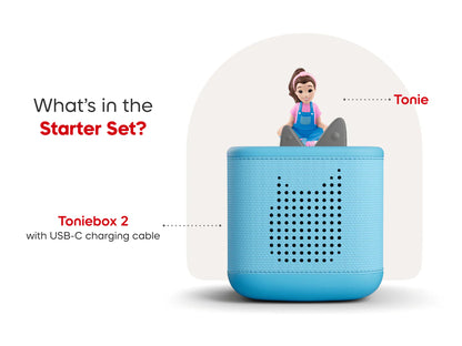 Toniebox 2 Starter Set Ms. Rachel sky blue