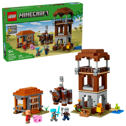 LEGO® The Pillager Outpost and Ravager