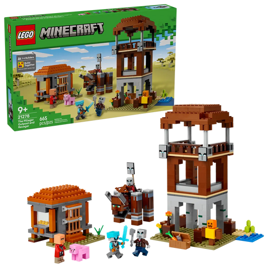 LEGO® The Pillager Outpost and Ravager