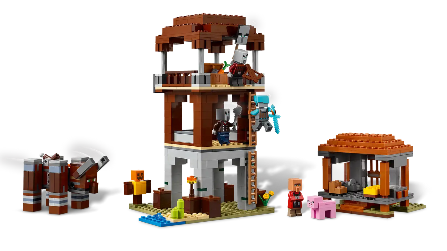 LEGO® The Pillager Outpost and Ravager