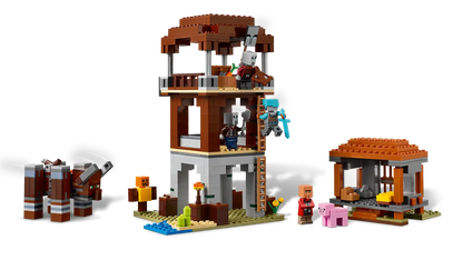 LEGO® The Pillager Outpost and Ravager
