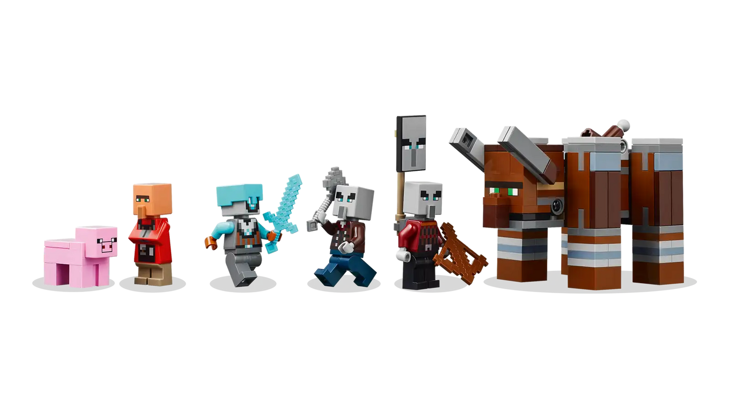 LEGO® The Pillager Outpost and Ravager