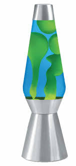 Lava Lamp Yellow Blue