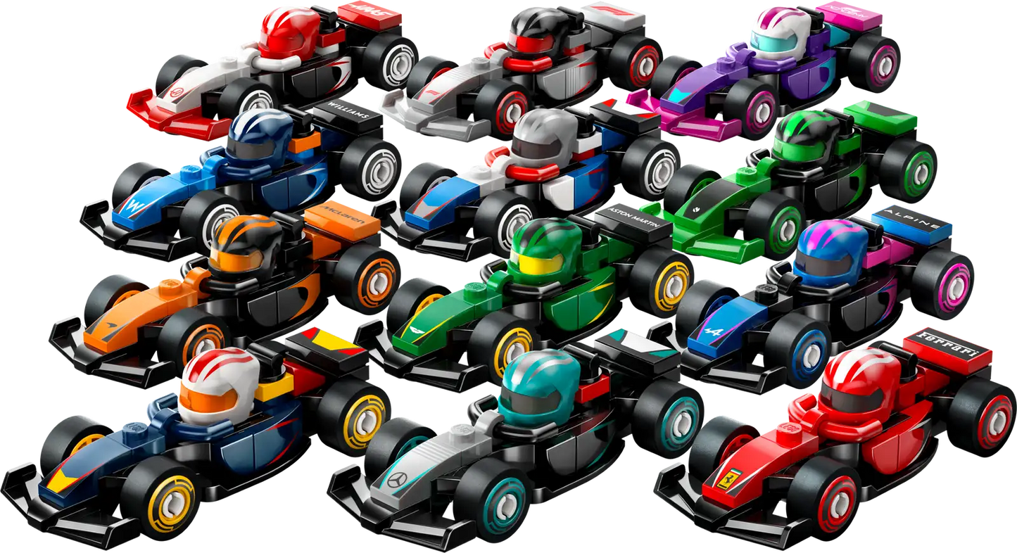 LEGO F1 Collectible Race Cars