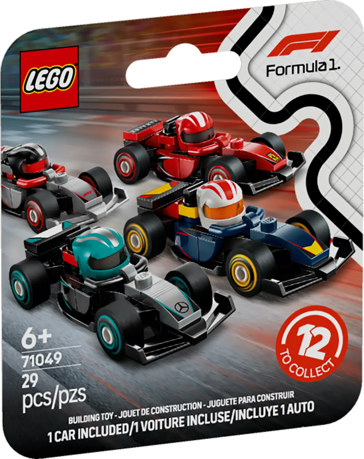 LEGO F1 Collectible Race Cars