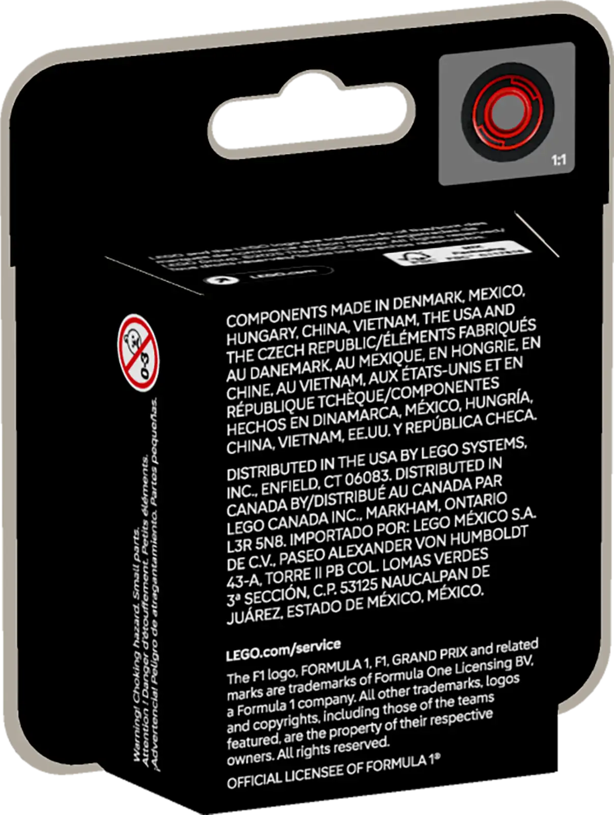 LEGO F1 Collectible Race Cars