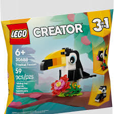 LEGO® Tropical Toucan, fish, penguin Creator Bag