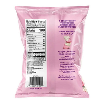 Bubs Sour Diamond Strawberry Vanilla