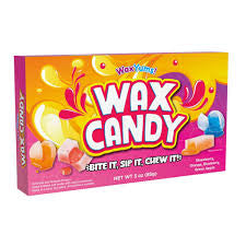WaxYums Wax Candy Box Strawberry, Orange, Blueberry, Green Apple