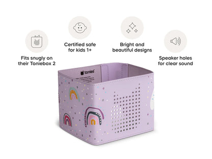 Tonies box Sleeve Pink Rainbow