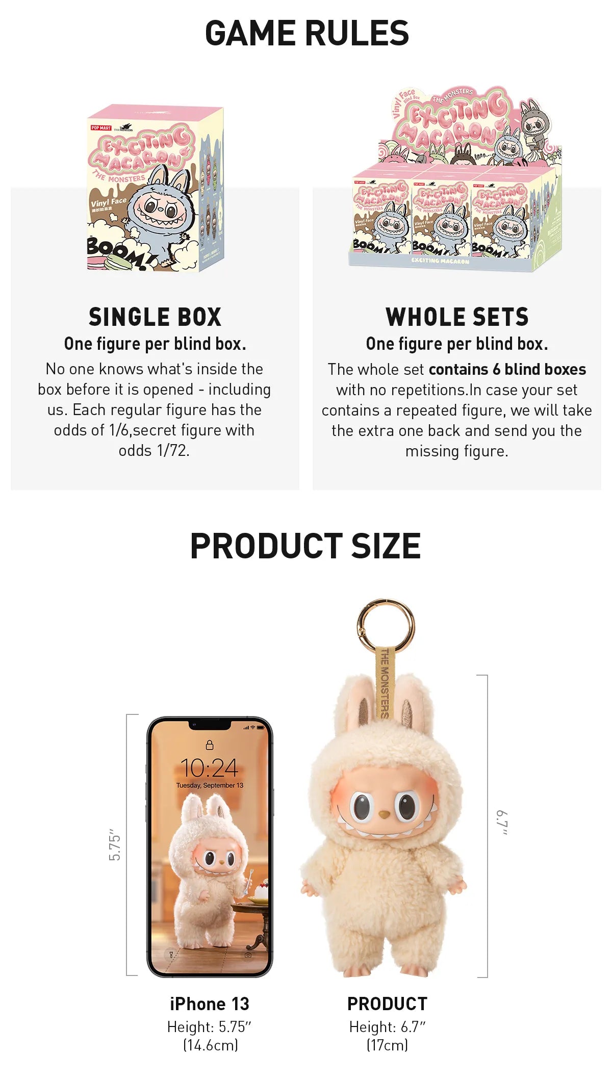 Exciting Macaron Labubu
