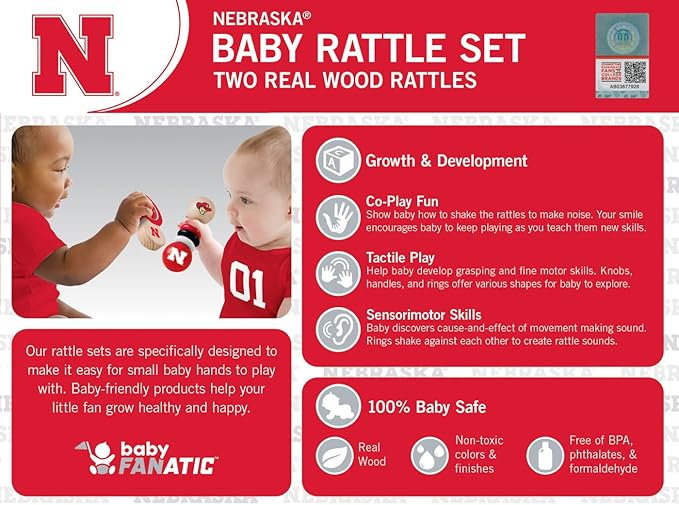 Nebraska Rattle 2 Pack