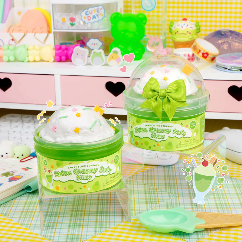 Melon Creamy Soda Slime