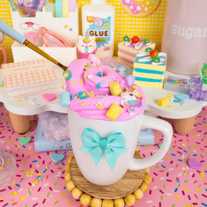 Unicorn Hot Cocoa Kawaii Slime